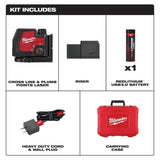 Milwaukee REDSTICK Magnetic Box Level Set with Torpedo Level and M12 12V Green 250 ft 3‑Plane Laser Level Kit (6‑Piece)