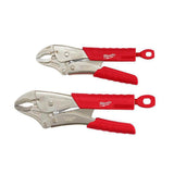 Milwaukee TORQUE LOCK Curved Jaw Locking Pliers Set with Durable Grip, 7 in. & 10 in. (2-Piece)