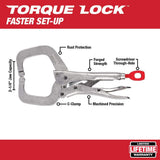 Milwaukee Torque Lock Locking Pliers Kit (10‑Piece) – Model 48-22-3690