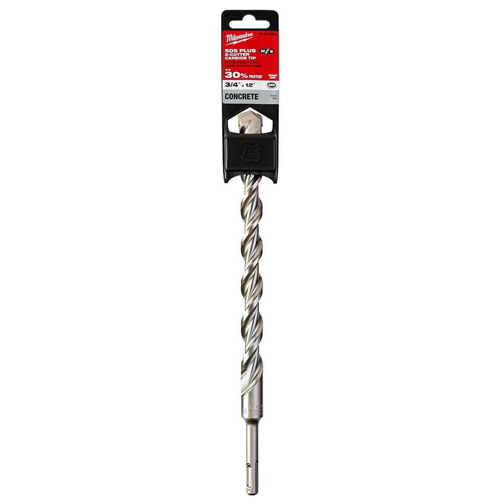 Milwaukee 3/4 in. x 12 in. M/2 2-Cutter SDS-Plus Carbide Drill Bit