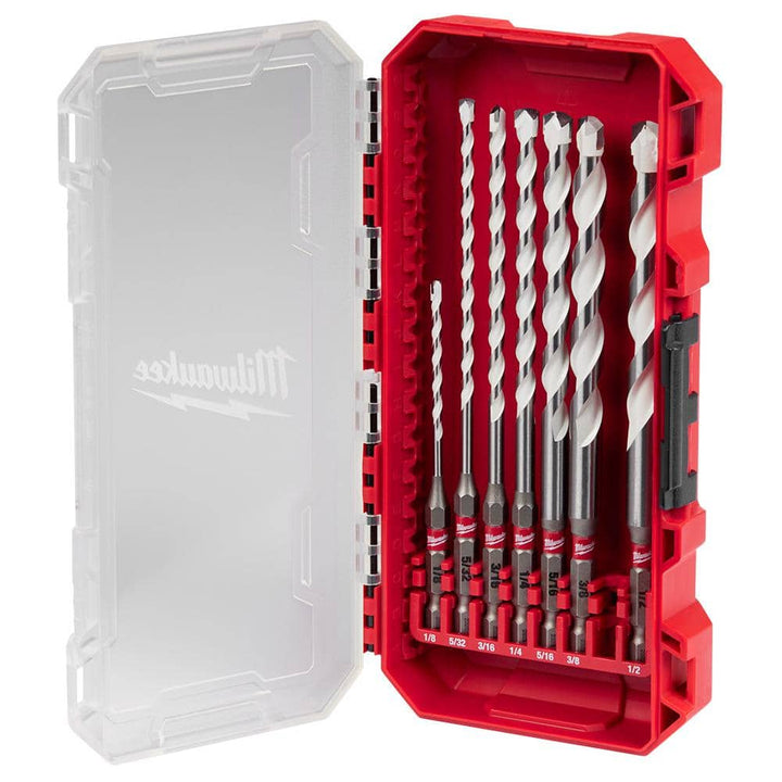Milwaukee SHOCKWAVE Carbide Multi‑Material Drill Bit Set (14‑Piece)