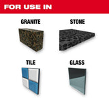Milwaukee 1/4 in. Carbide Tipped Tile & Natural Stone Drill Bit, 2.25 in. Length (Model 48-20-8992)