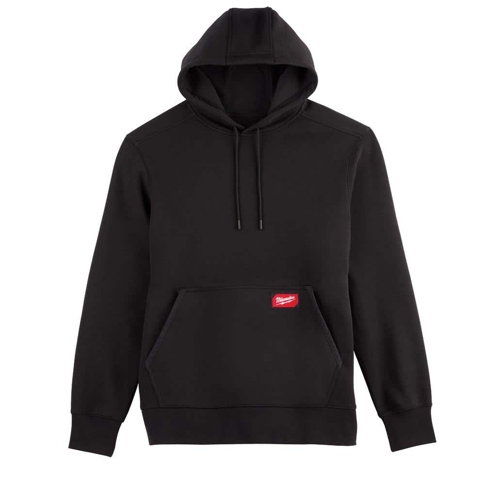 Milwaukee Men's 2X-Large Black Midweight Cotton/Polyester Long-Sleeve Pullover Hoodie (2-Pack)