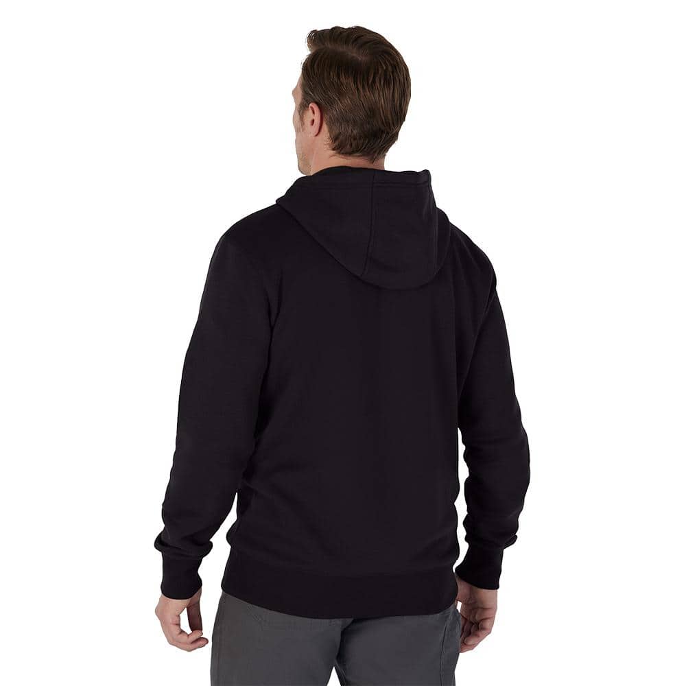 Milwaukee Men's Large Black Midweight Cotton/Polyester Long-Sleeve Pullover Hoodie (2-Pack)