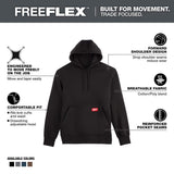 Milwaukee Men's 2X-Large Black Midweight Cotton/Polyester Long-Sleeve Pullover Hoodie (2-Pack)