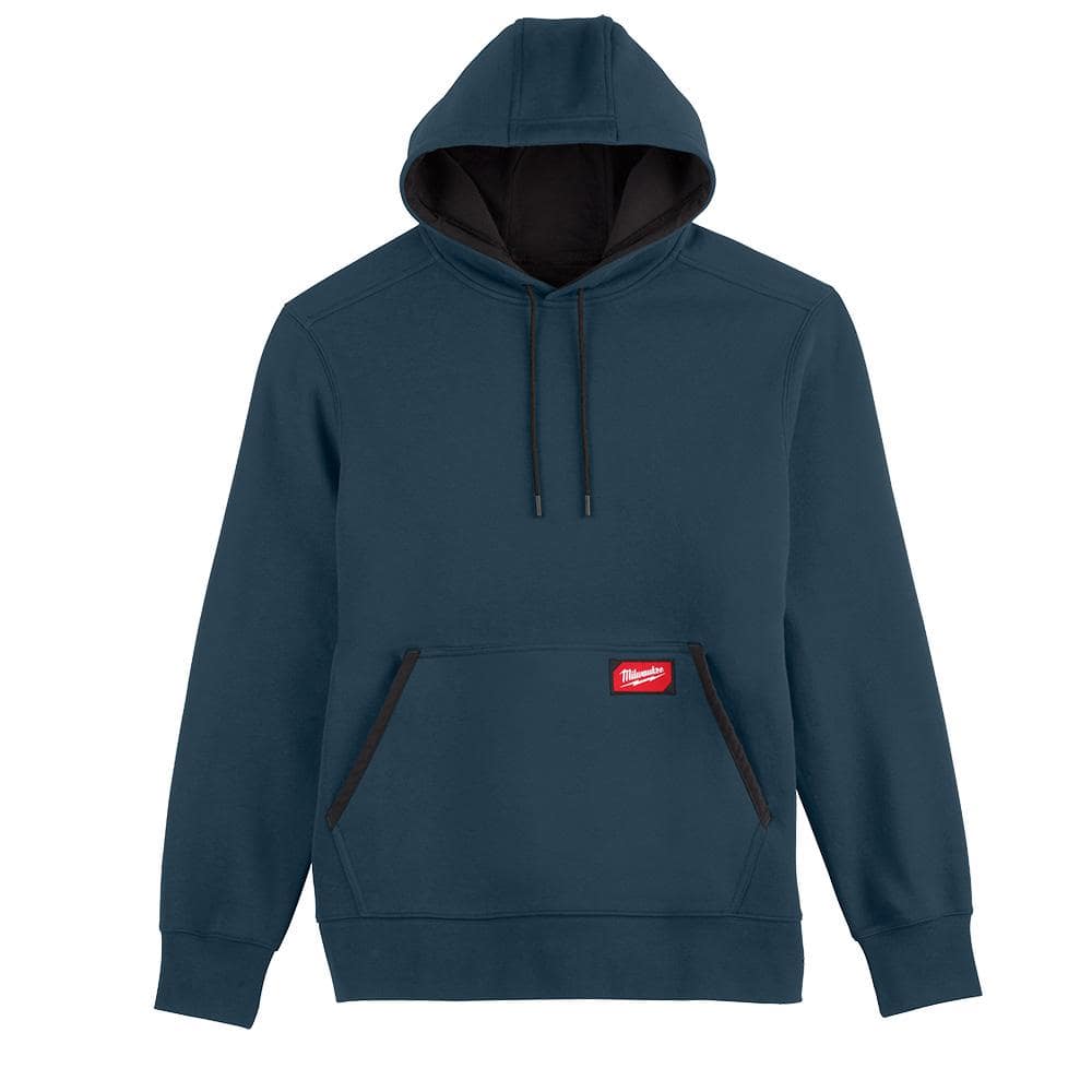 Milwaukee Men's 2X-Large Blue Midweight Cotton/Polyester Long-Sleeve Pullover Hoodie (2-Pack)