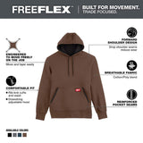Milwaukee Men’s X-Large Brown Midweight Cotton/Polyester Long-Sleeve Pullover Hoodie (2-Pack)