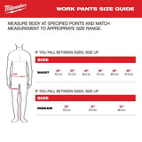 Milwaukee Men's FREEFLEX Tech Work Pants, 36x30, Brown, 7 Pockets