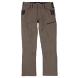 Milwaukee Men's FREEFLEX Tech Work Pants, 36x30, Brown, 7 Pockets