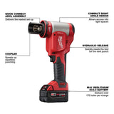Milwaukee M18 18V Lithium-Ion 1/2 in. to 4 in. FORCE LOGIC High-Capacity Cordless Knockout Tool Kit with FUEL Bandsaw