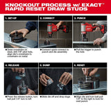 Milwaukee M18 18V Lithium-Ion 1/2 in. to 4 in. FORCE LOGIC High-Capacity Cordless Knockout Tool Kit with FUEL Bandsaw