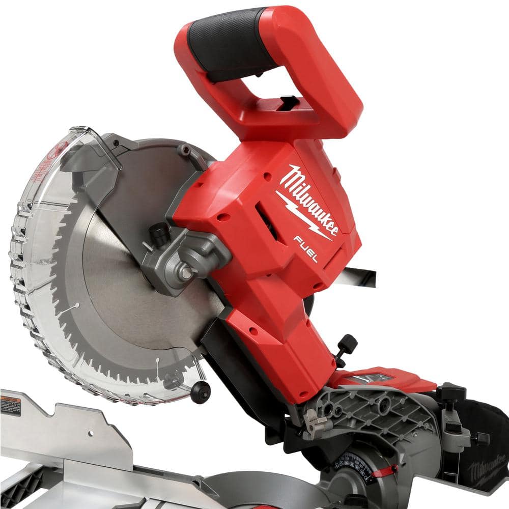 Milwaukee M18 FUEL 18-Volt Brushless 10 in. Cordless Dual-Bevel Sliding Compound Miter Saw with 8-1/4 in. Table Saw (Tool-Only)