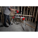 Milwaukee M18 FUEL 18-Volt Lithium-Ion Brushless Cordless 10 in. Dual Bevel Sliding Compound Miter Saw Kit with Folding Miter Stand