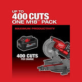 Milwaukee M18 FUEL 18-Volt Brushless Cordless 10 in. Dual-Bevel Sliding Compound Miter Saw with Stand (Tool-Only)