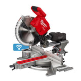 Milwaukee M18 FUEL 18-Volt Brushless Cordless 12 in. Dual Bevel Sliding Compound Miter Saw with Stand (Tool-Only)