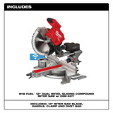 Milwaukee M18 FUEL 18V Brushless Cordless 12 in. Dual-Bevel Sliding Compound Miter Saw with ONE-KEY (Tool-Only)