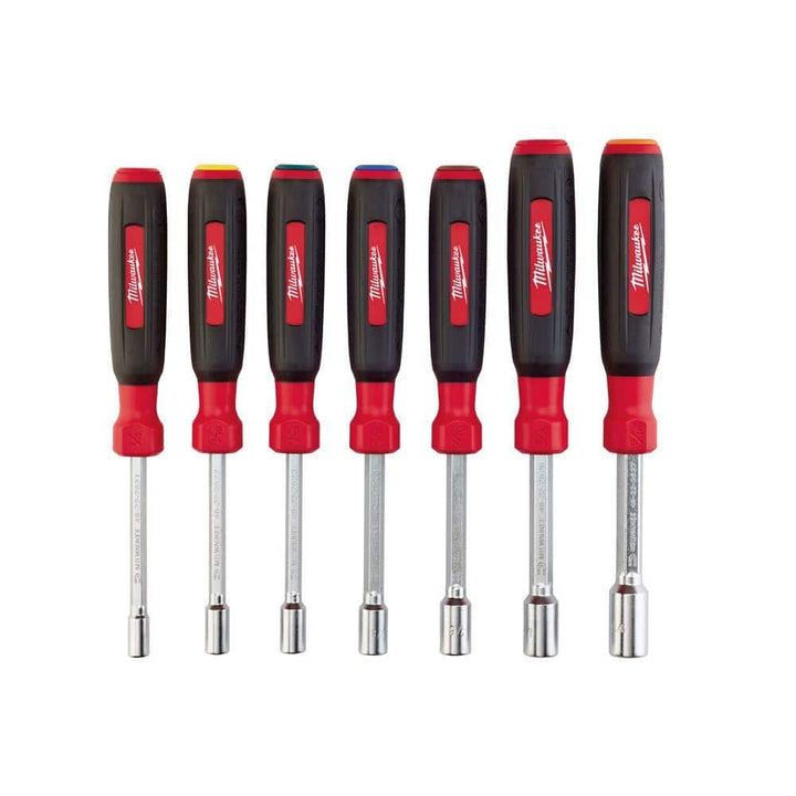 Milwaukee SAE HollowCore Magnetic Nut Driver Set, 7-Piece (48-22-2507)