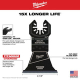 Milwaukee Oscillating Multi-Tool Blade Set, OPEN-LOK, NITRUS CARBIDE & Titanium Charged Bi-Metal (9-Piece)