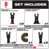 Milwaukee Oscillating Multi-Tool Blade Kit with HOLE DOZER Bi‑Metal Hole Saw Kit (16-Piece)