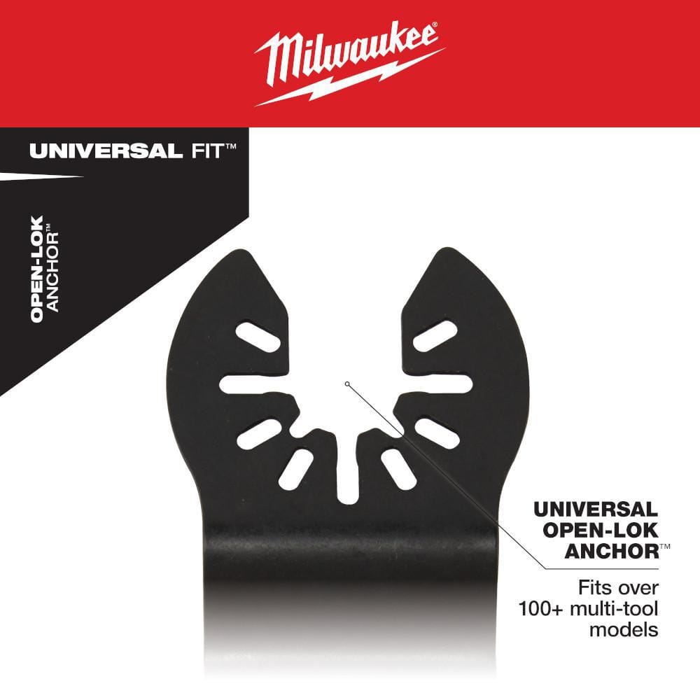 Milwaukee Oscillating Multi-Tool Blade Kit (20-Piece) – OPEN-LOK Universal Fit, Titanium Enhanced