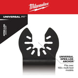 Milwaukee Oscillating Multi-Tool Blade Kit, Universal OPEN-LOK (29-Piece)