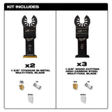 Milwaukee 1-3/8 in. Multi-Tool Oscillating Blade Set (6-Piece)