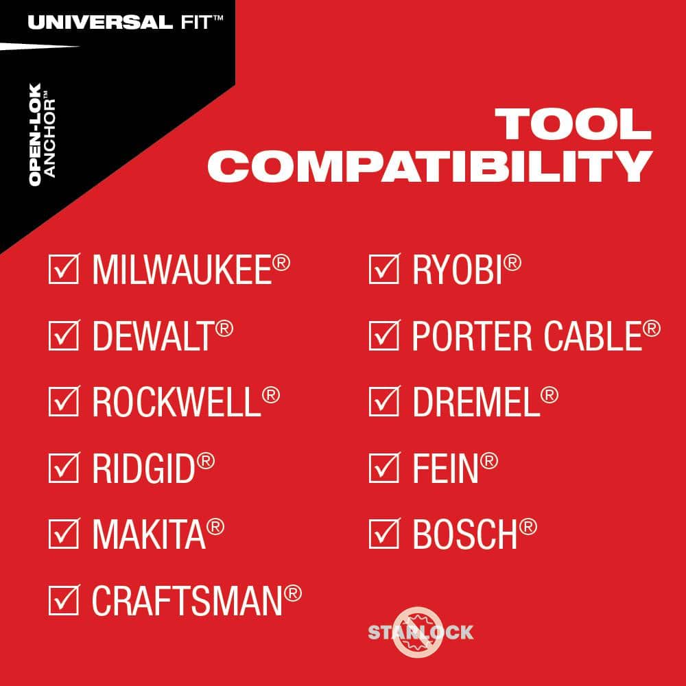 Milwaukee 1-3/8 in. Multi-Tool Oscillating Blade Set (6-Piece)