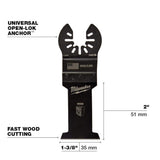 Milwaukee 1-3/8 in. Multi-Tool Oscillating Blade Set (6-Piece)