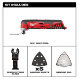 Milwaukee M12 12V Lithium-Ion Cordless Oscillating Multi-Tool (Tool-Only)