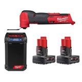 Milwaukee M12 FUEL 12V Lithium‑Ion Cordless Oscillating Multi‑Tool Kit with Two 3.0Ah Batteries (2526-20)