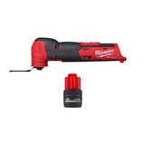 Milwaukee M12 FUEL 12V Lithium-Ion Cordless Oscillating Multi-Tool with M12 2.0Ah Battery