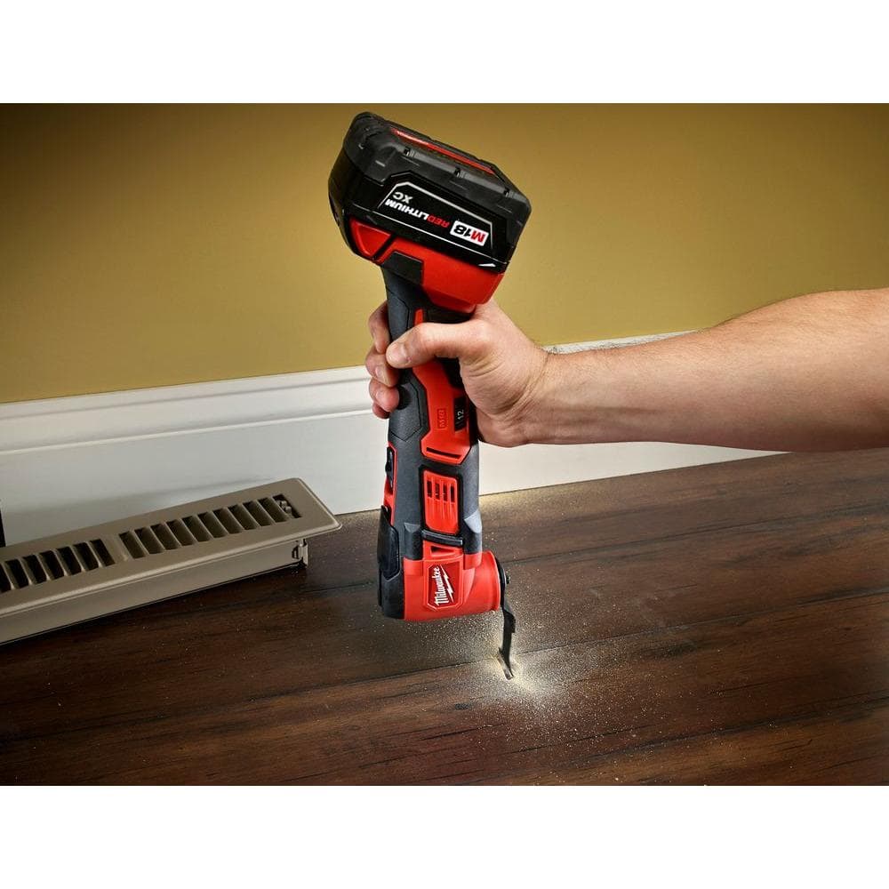 Milwaukee M18 18V Cordless Oscillating Multi-Tool Kit with High Output 6.0Ah Battery and (2) 5.0Ah Batteries, Tool-Only 2626-20