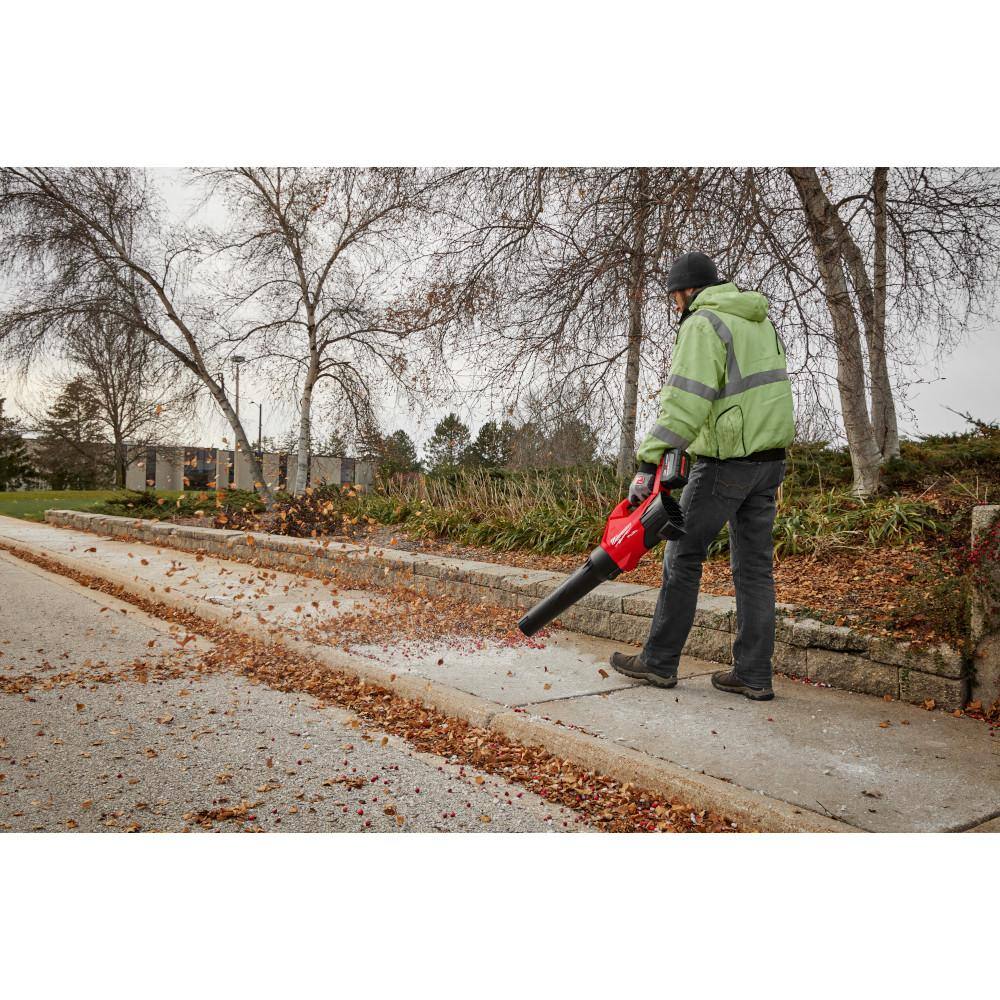 Milwaukee M18 Fuel 16 in. 18-Volt Brushless Cordless Electric Chainsaw with Hatchet, Blower, 12.0 and 8.0 Battery Combo Kit 2-Tool