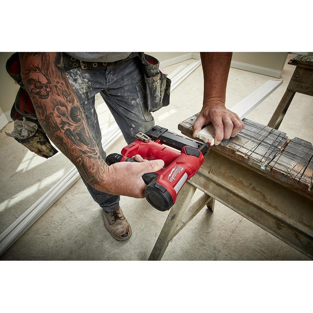 Milwaukee M12 12-Volt 23-Gauge Lithium-Ion Cordless Pin Nailer Kit with M12 FUEL Lithium-Ion Cordless Oscillating Multi-Tool