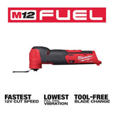 Milwaukee M12 12-Volt 23-Gauge Lithium-Ion Cordless Pin Nailer Kit with M12 FUEL Lithium-Ion Cordless Oscillating Multi-Tool