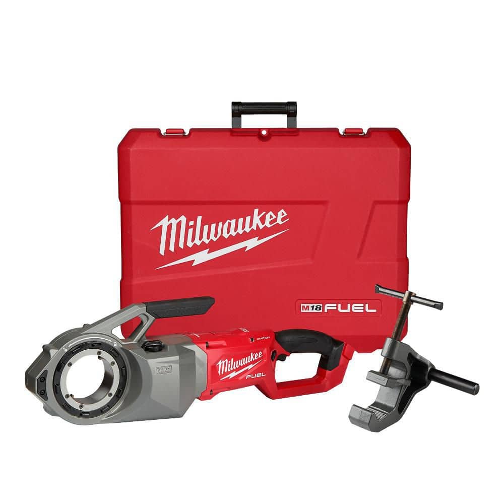 Milwaukee M18 FUEL ONE-KEY Cordless Brushless Pipe Threader with LED Stick Light, 1/8–2 in. Capacity