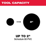 Milwaukee M12 12V Lithium-Ion Cordless PVC Shear Kit with M12 Rocket Stand Light