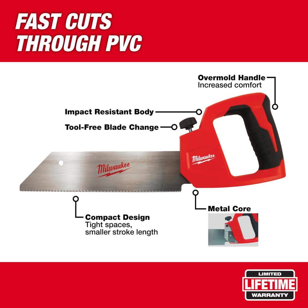Milwaukee 12 in. PVC/ABS Saw (Model 48-22-0212)