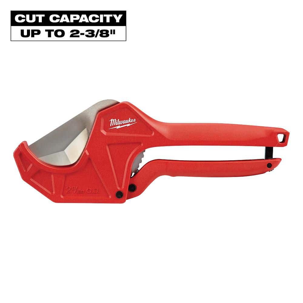 Milwaukee 2-3/8 in. Ratcheting Pipe Cutter, Manual, Stainless Steel Blade