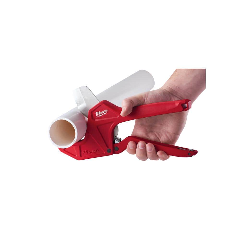Milwaukee 2-3/8 in. Ratcheting Pipe Cutter, Manual, Stainless Steel Blade