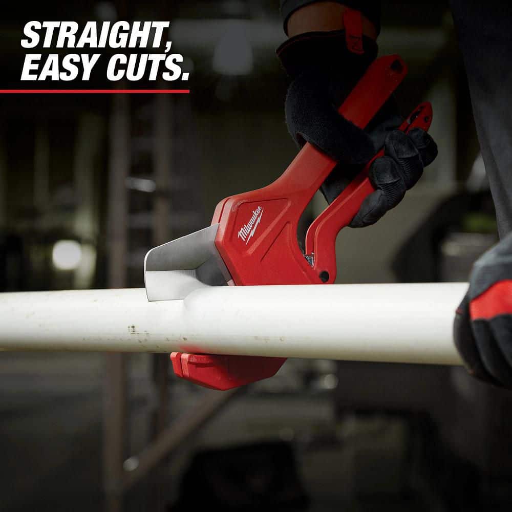 Milwaukee 2-3/8 in. Ratcheting Pipe Cutter, Manual, Stainless Steel Blade