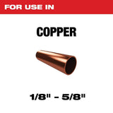 Milwaukee 1/2 in. Mini Copper Tubing Cutter (1/8"–5/8" Cut Capacity)