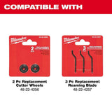Milwaukee 1-1/2 in. Constant Swing Copper Tubing Cutter, 1/8 in.–1-5/8 in. Capacity