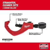 Milwaukee 2-1/2 in. Quick Adjust Copper Tubing Cutter, 1/2 in.–2-5/8 in. Capacity