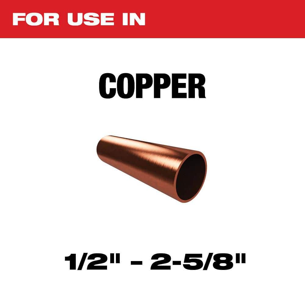 Milwaukee 2-1/2 in. Quick Adjust Copper Tubing Cutter, 1/2 in.–2-5/8 in. Capacity