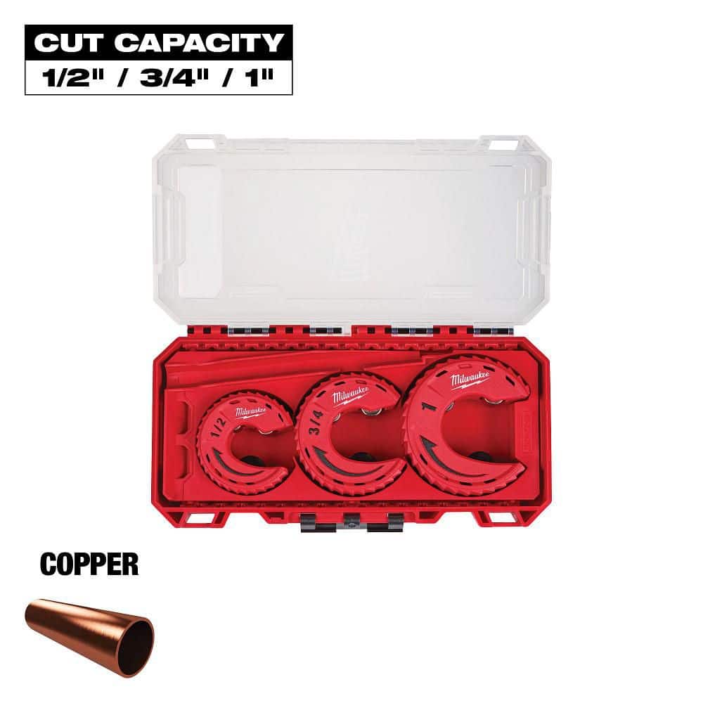 Milwaukee Close Quarters Tubing Cutter Set (3-Piece)