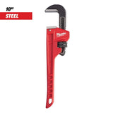 Milwaukee 8 in. Steel Pipe Wrench, 1 in. Jaw Capacity