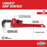 Milwaukee 6 in. Steel Pipe Wrench