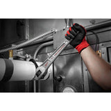 Milwaukee 18 in. Aluminum Offset Pipe Wrench, 2-1/2 in. Jaw Capacity