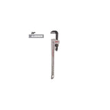 Milwaukee 14 in. and 24 in. Aluminum Pipe Wrench Set (2-Tool)